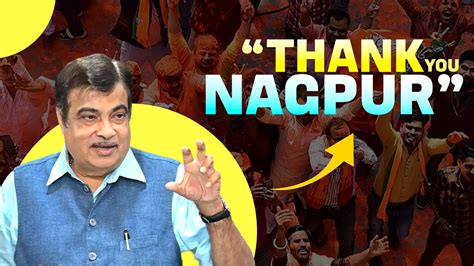 Live Nitin Gadkari Thanks Nagpur For Third Consecutive Win Lok Sabha