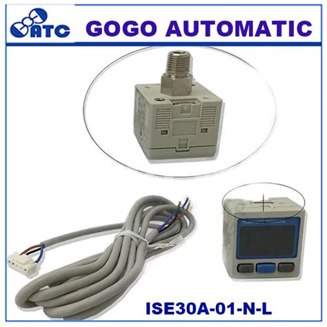 SMC type 2 Color Display High Precision Digital Pressure Switch ISE30A ...