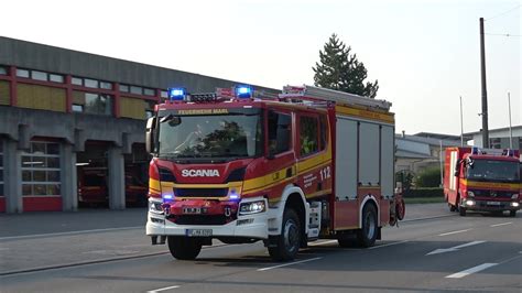 Scania Neufahrzeug Neues Hlf Und Gw Umweltschutz Feuerwehr Marl