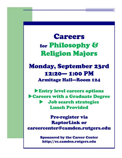 Careers For Philosophy And Religion Majors Department Of Philosophy And