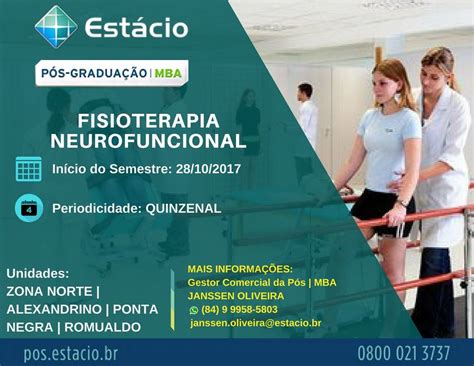 Fisioterapia Neurofuncional Pós Graduação - Pós-graduação em Fisioterapia Neurofuncional - Faculdade Estácio do RN ...