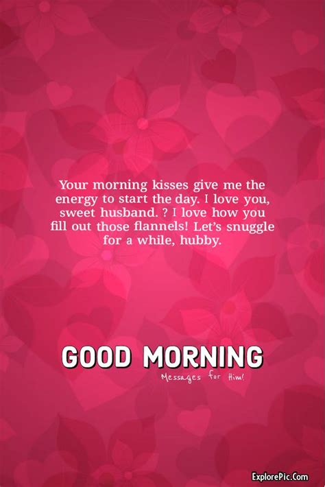 85 Romantic Good Morning Messages for Husband 9 – ExplorePic