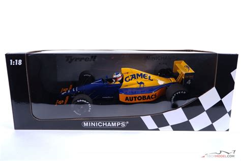 Tyrrell Ford 018 Jean Alesi 1989 VC Japonska 1 18 Minichamps