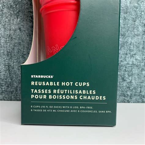 Starbucks Other Starbucks Holiday Reusable Hot Cups Set Of 6 Poshmark