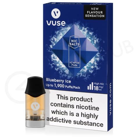 Blueberry Ice Vuse Prefilled Epod Pack Of Two