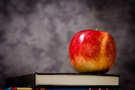 Apple Book Still Life Red - Free photo on Pixabay