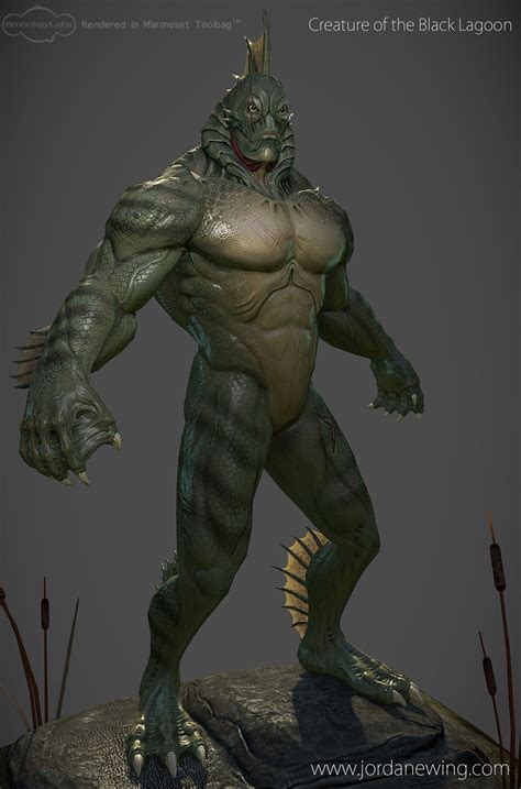 Artstation Creature From The Black Lagoon Jordan Ewing