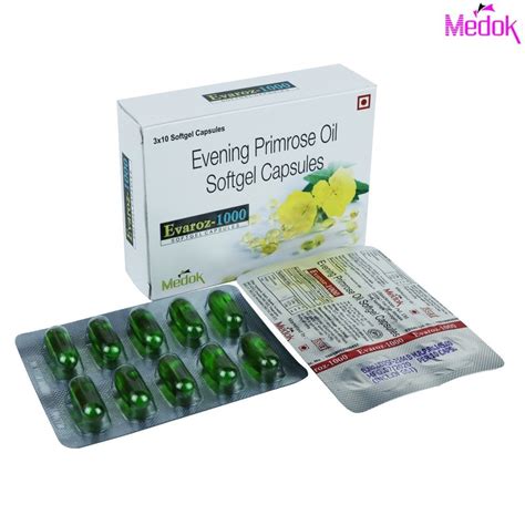 Evening Primrose Oil Softgel Capsules At Rs 435 Box ID 23347264830