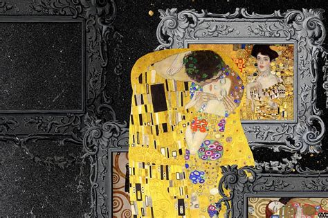 The Kiss Painting By Gustav Klimt