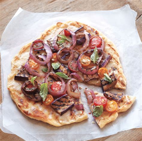 Grilled Pizza With Eggplant And Tomatoes Williams Sonoma Taste