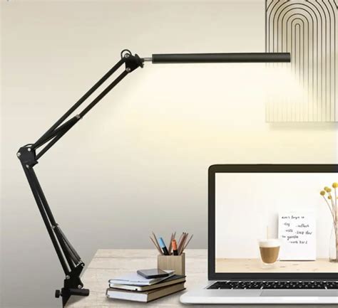 Lampara Velador Led Articulada Mesa Escritorio Estudio Morsa