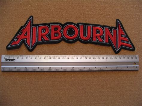 AIRBOURNE - RED LOGO | Backpatches | Riffs Merchandise