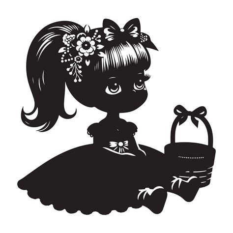 Doll Vectors Silhouette 46278016 Vector Art At Vecteezy