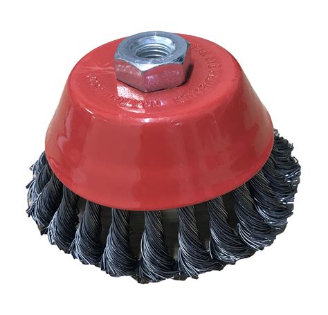 abrasive brush mm mx twisted steel wire