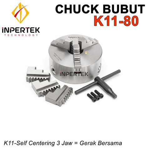 Jual Chuck Bubut Jaw K Claw Inchi Cekam Kaki Self