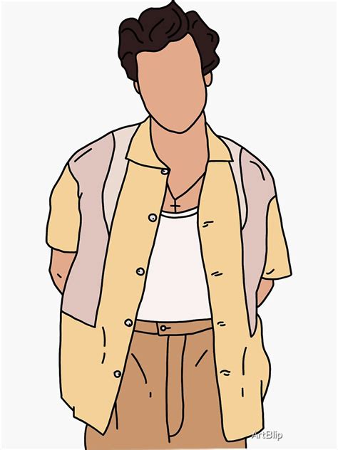 Harry Styles Sticker For Sale By Artblip Redbubble