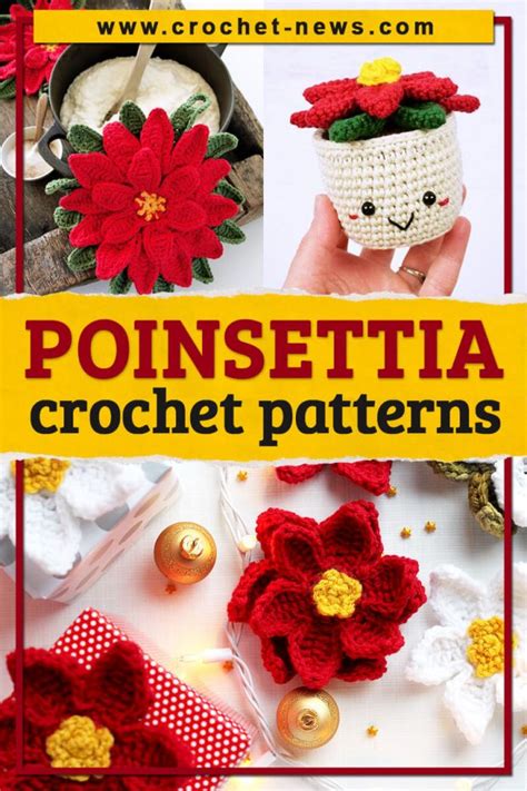 19 Crochet Poinsettia Patterns - Crochet News