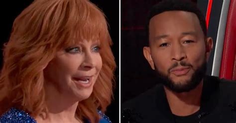 The Voice fans in hysterics as Reba McEntire 'boos' John Legend after ...