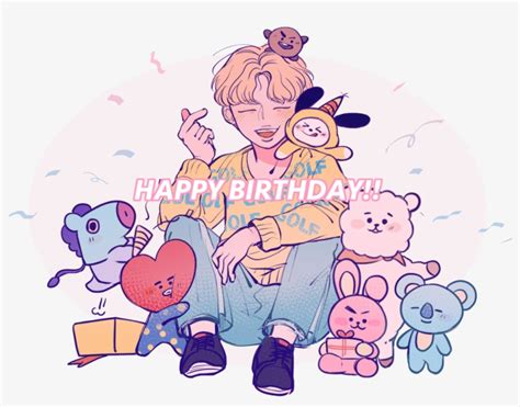 Happy Birthday Bts Fans Bts Drawings Bts Happy Birthday Jimin