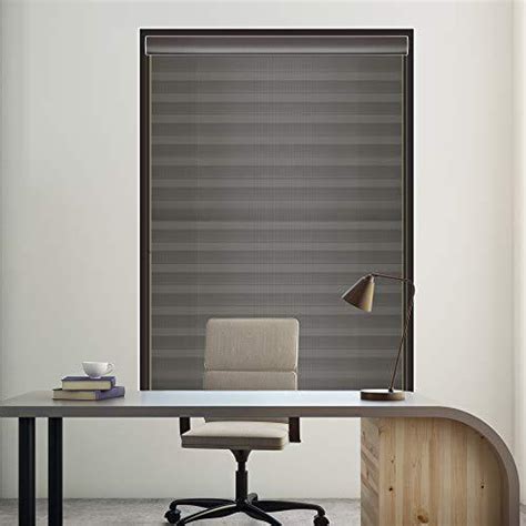 Godear Design Modern Free Stop Cordless Zebra Roller Shade With Cassette Valance Blinds And Shades