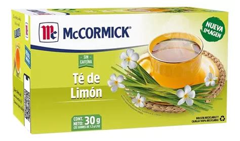 Té De Limón Mc Cormick 25 Sobres 30g Meses sin interés