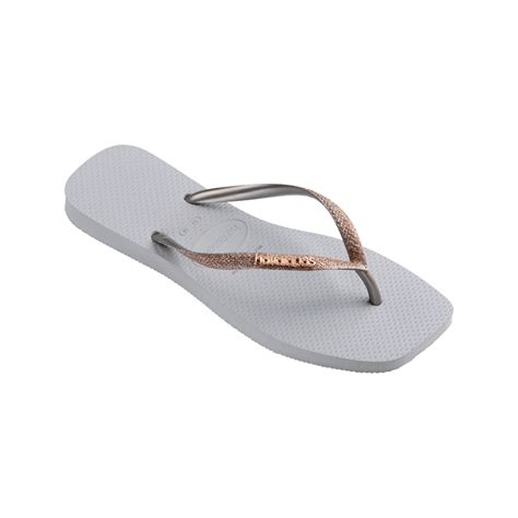 Havaianas Slim Square Glitter Flip Flops 方形系列拖鞋 哈瓦仕台灣官方網站 Havaianas