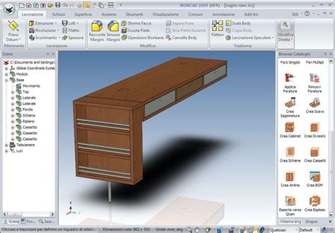 Logiciel Cao 3d Paramétrique Pour Lagencement Et La Menuiserie