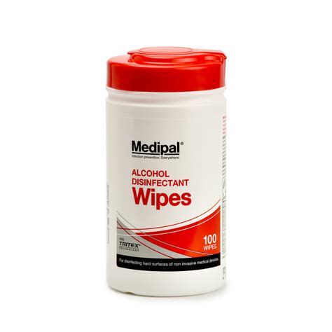 Medipal Alcohol Disinfectant Wipes 100 Wipes Medinostic Healthcare