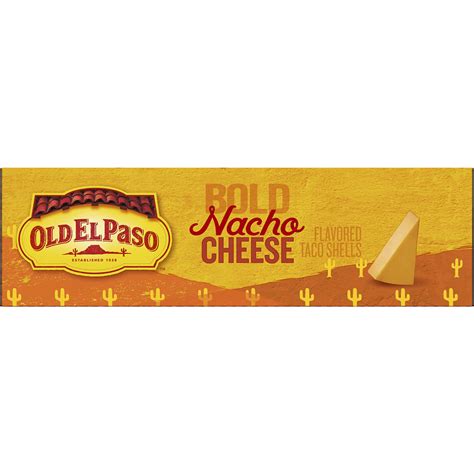 Nacho Cheese Taco Shells Mexican Tacos Old El Paso