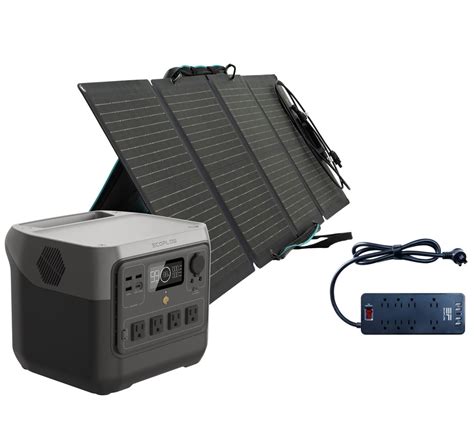 EcoFlow RIVER_2 Pro 768Wh Power Station w/ 110W Solar Panel and ...