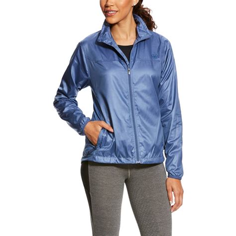 Ariat Ladies Ideal Windbreaker Jacket Clear Rain Horseloverz