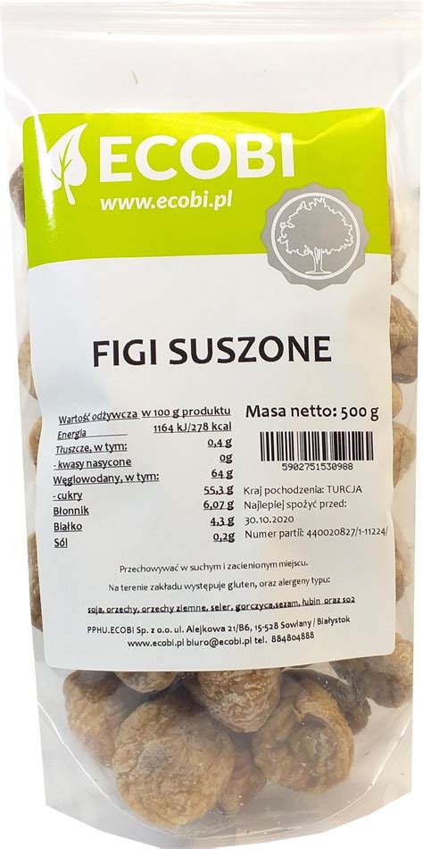 Ecobi Figi Suszone Naturalnie G Ceny I Opinie Ceneo Pl