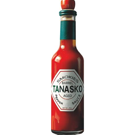Sp Whiskey Barrel Aged Red Hot Tabasco Pepper Sauce Bottle Cardboard Cutout Standee Standup