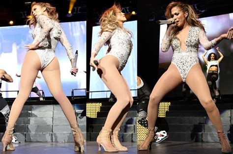 Jennifer Lopez Flashes Cleavage In Sexy Bodysuit And Nude Ankle Boots