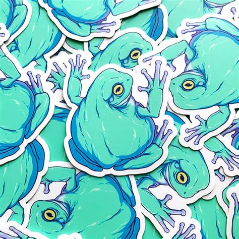 Tree Frog Vinyl Sticker | Bloozchicken