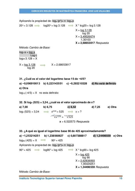 Ejercicios Resueltos De Matem Tica Financiera Villalobos