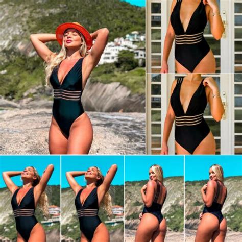 Novedad De Verano Ba Ador Monokini Elegante De Una Pieza Para