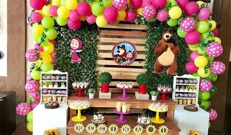 How to Organize Masha and the Bear Birthday Party