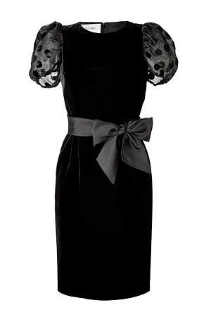 Stylebop Black Belted Velvet Dress By Valentino The Latest