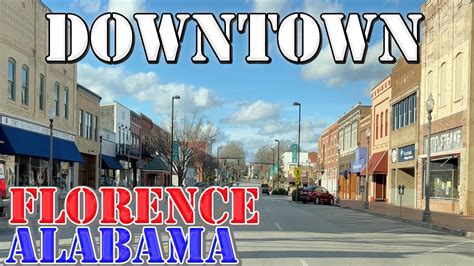 Florence Alabama 4k Downtown Drive Youtube