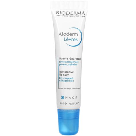 Bioderma Atoderm Restorative Lip Balm 0 5 Fl Oz 15 Ml