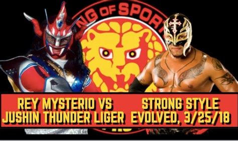 Lattas Lariato Jushin Thunder Liger Vs Rey Mysterio Strong Style