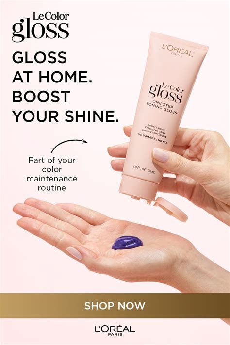 Lor Al Paris Le Color One Step Toning Hair Gloss Cool Brunette Ounce Lavender Hair Colors