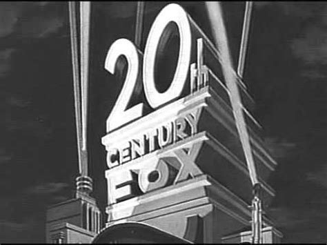 20th Century Fox Logo Black White