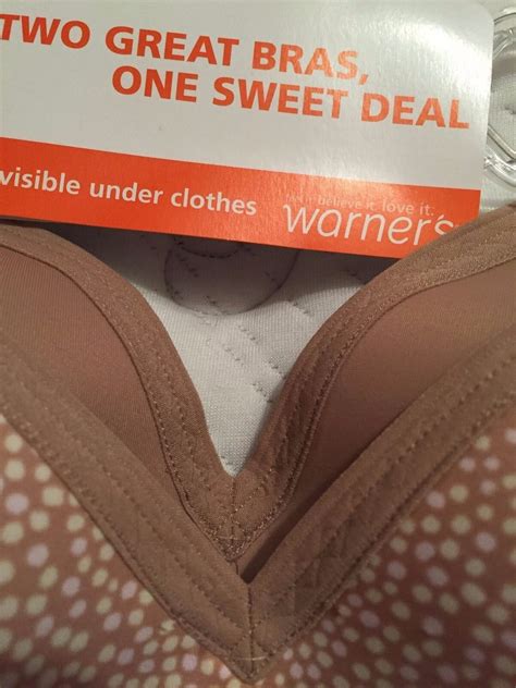 Warners Wirefree Bras T Shirt Lined Seamless Cups Set Of 2 Style 4011 Retail 60 Ebay