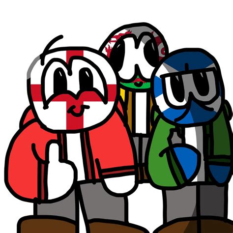 I Drew England Scotland And Wales Rcountryhumans