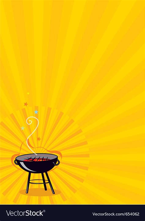 Bbq poster template Royalty Free Vector Image - VectorStock