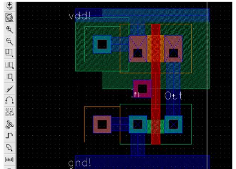 Cmos Inverter Layout