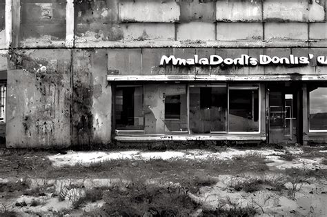 Abandoned McDonald's Building · Creative Fabrica