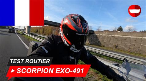 Scorpion EXO 491 EVO Examen Et Essai Routier ChampionHelmets